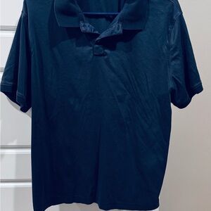 Banana Republic Navy Lux Performance Touch Polo Shirt